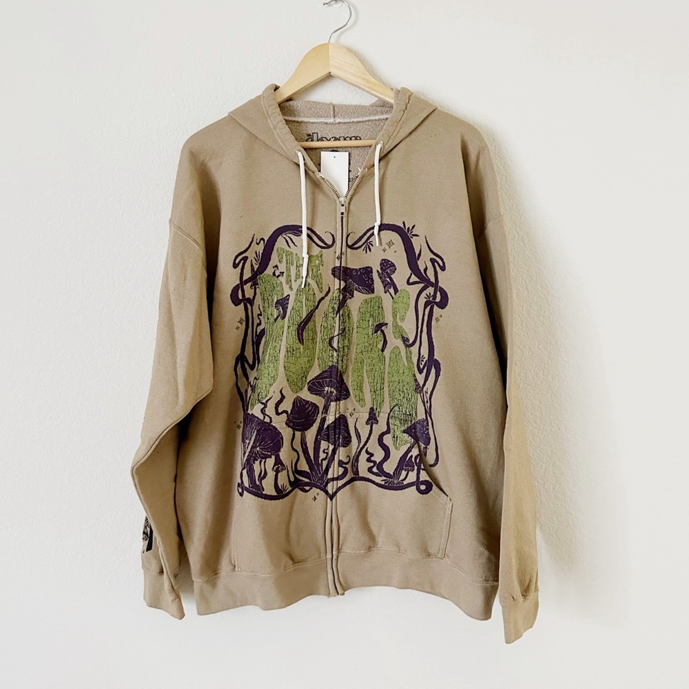 NEW Urban Outfitters The Doors Front Zipper Hoodie